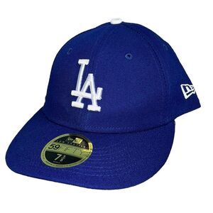 Los Angeles Dodgers New Era 59FIFTY On-Field‎ Cap Blue Size 7 1/4